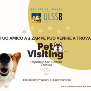 Volantino Pet Visiting Ospedale Vicenza